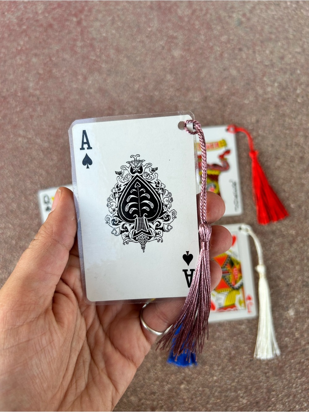 Handmade Upcycled Vintage Playing Card Bookmarks - You Pick Yours! - Picture 3 of 7